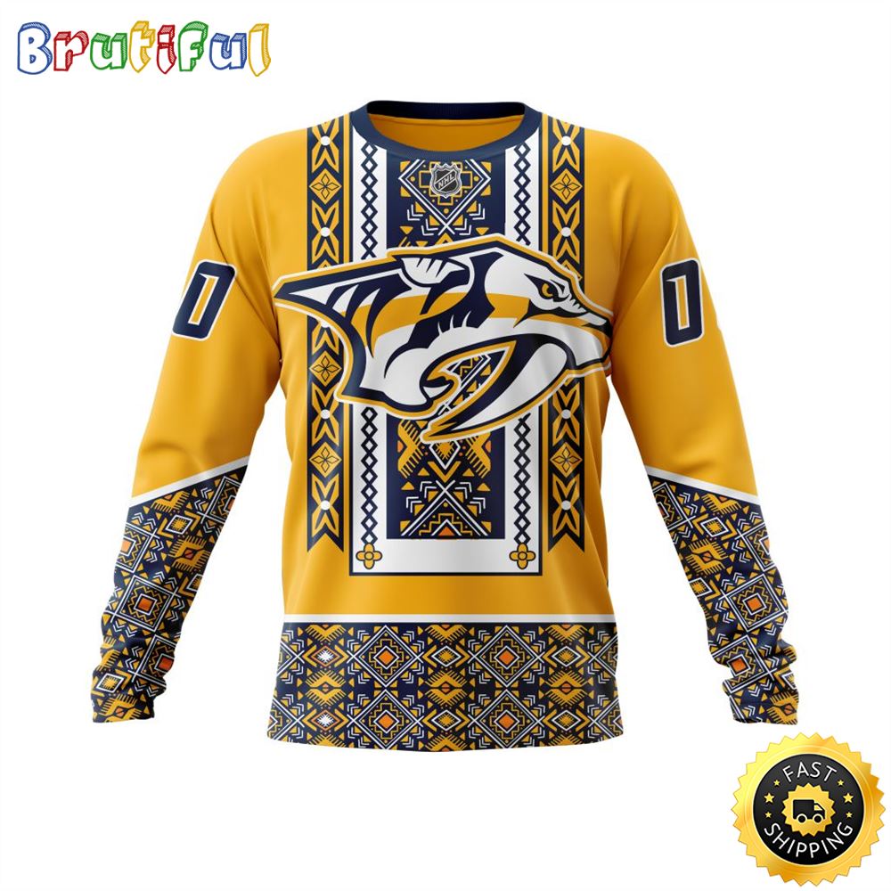 Sportswearmerch Nashville Predators NHL Personalized Sweater For Fan