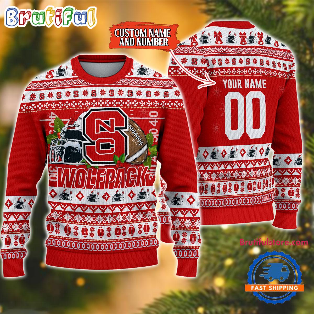 Sportswearmerch NC State Wolfpack NCAA Christmas Sweater For Fan