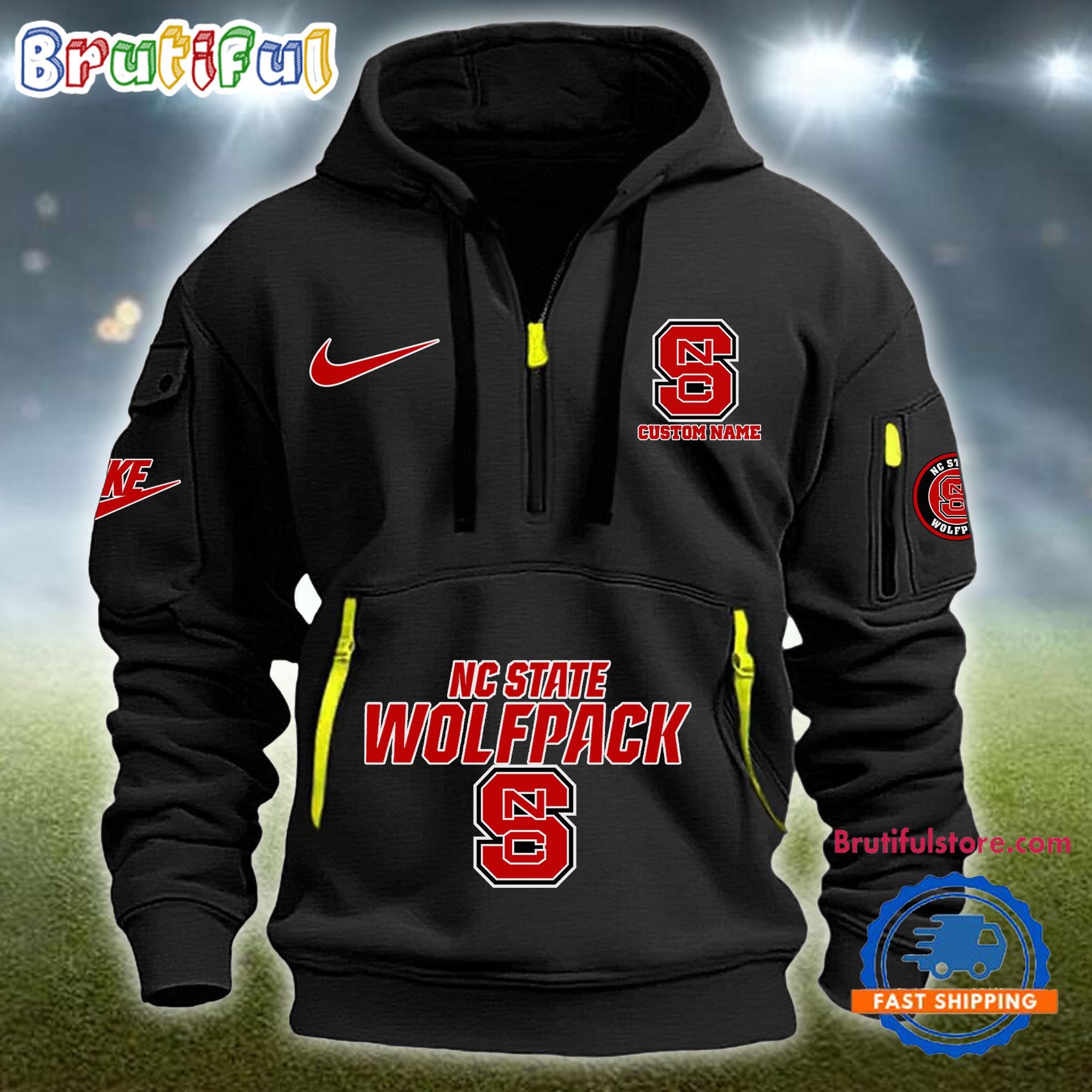 Sportswearmerch NC State Wolfpack NCAA Half Zip Hoodie For Fan