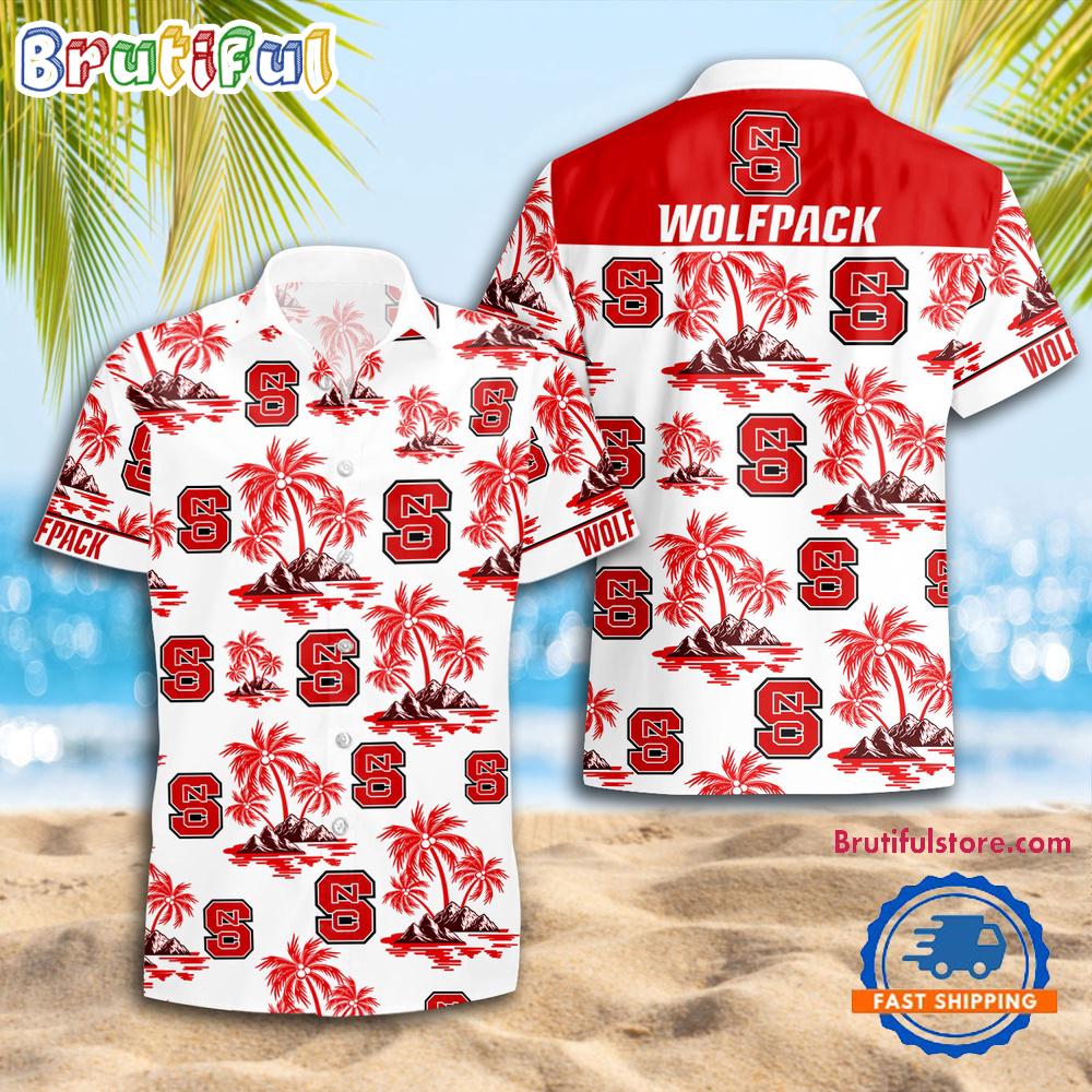Sportswearmerch NC State Wolfpack NCAA Summer Personalized Hawaiian Shirt For Fan
