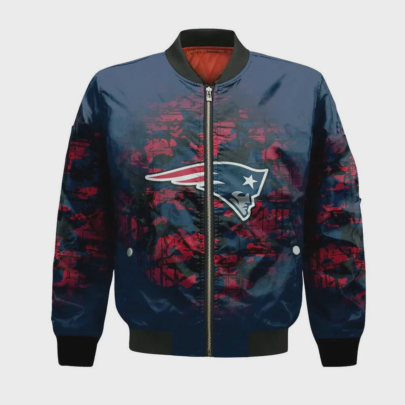 Sportswearmerch New England Patriots NFL Bomber Jacket Camouflage Vintage For Fan