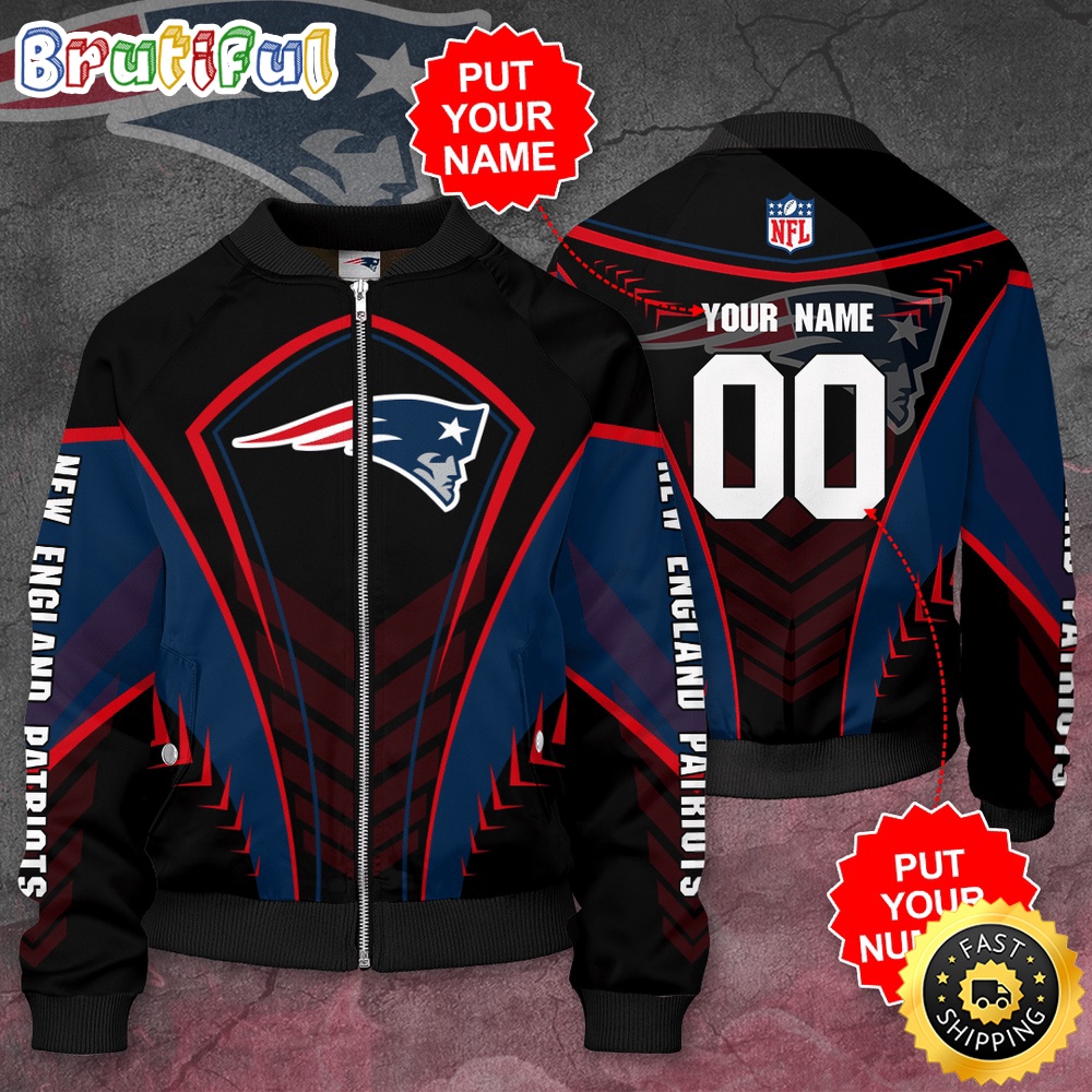 Sportswearmerch New England Patriots NFL Bomber Jacket For Fan