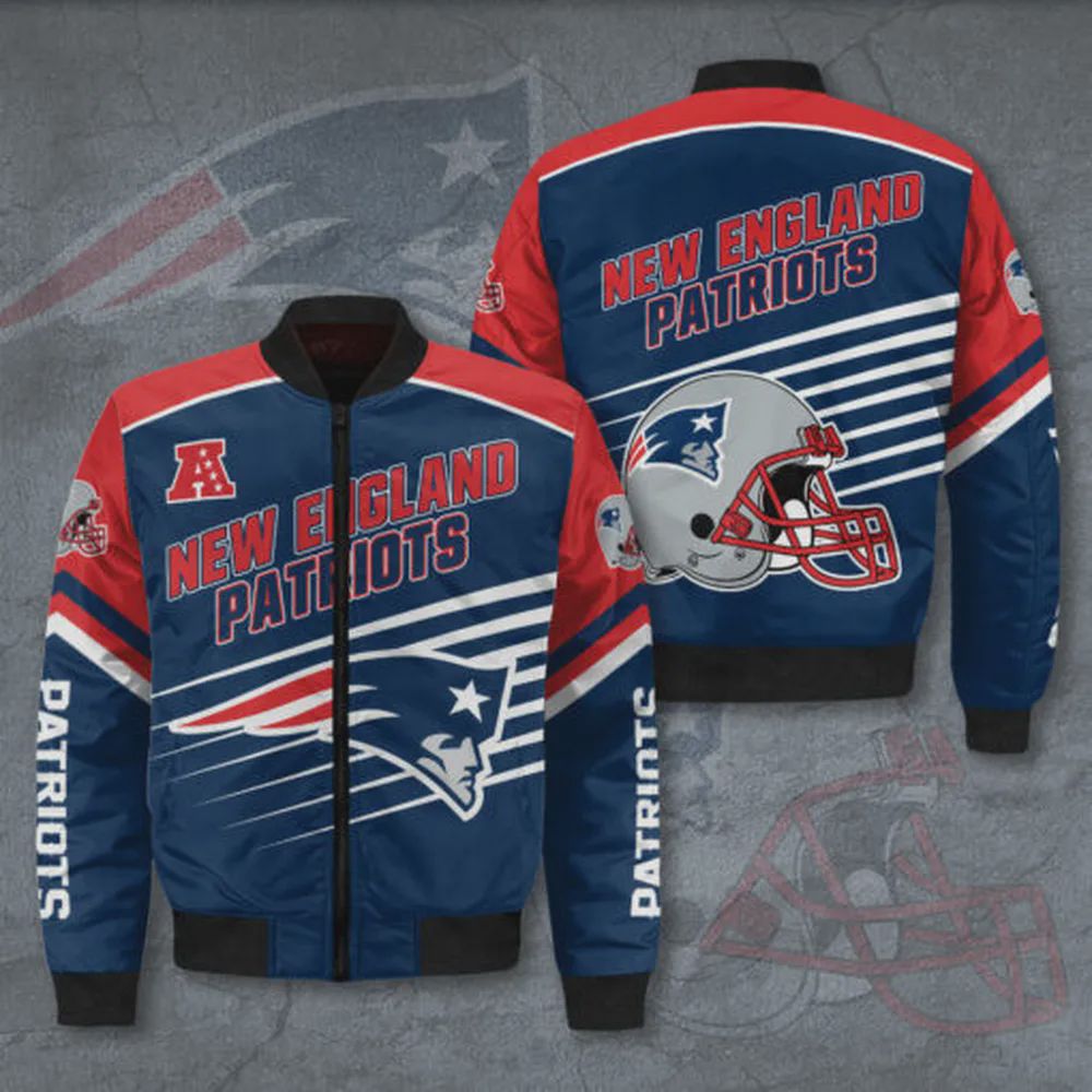 Sportswearmerch New England Patriots NFL Bomber Jacket For Fan