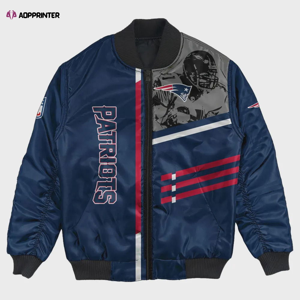 Sportswearmerch New England Patriots NFL Bomber Jacket For Fan