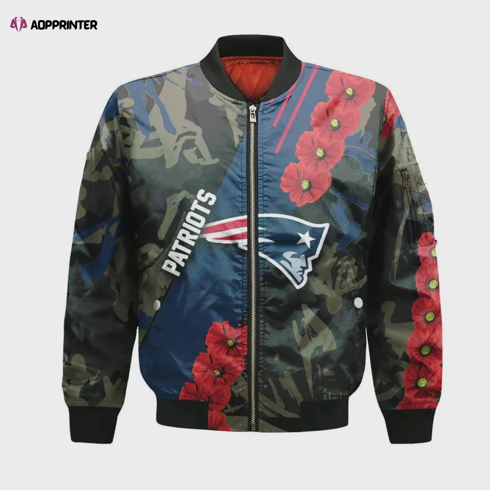 Sportswearmerch New England Patriots NFL Bomber Jacket For Fan