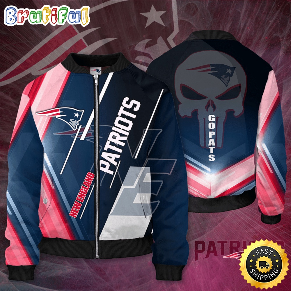 Sportswearmerch New England Patriots NFL Bomber Jacket For Fan