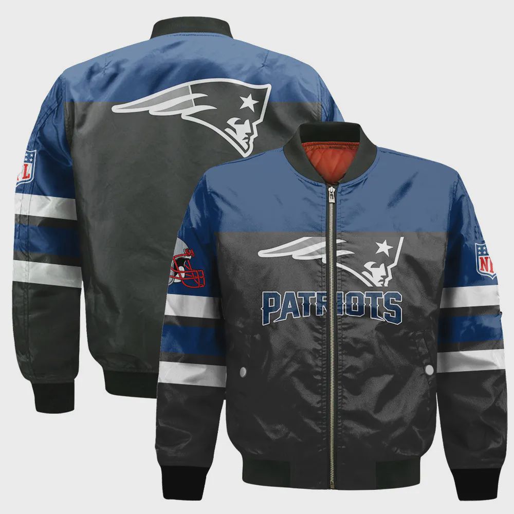 Sportswearmerch New England Patriots NFL Bomber Jacket For Fan