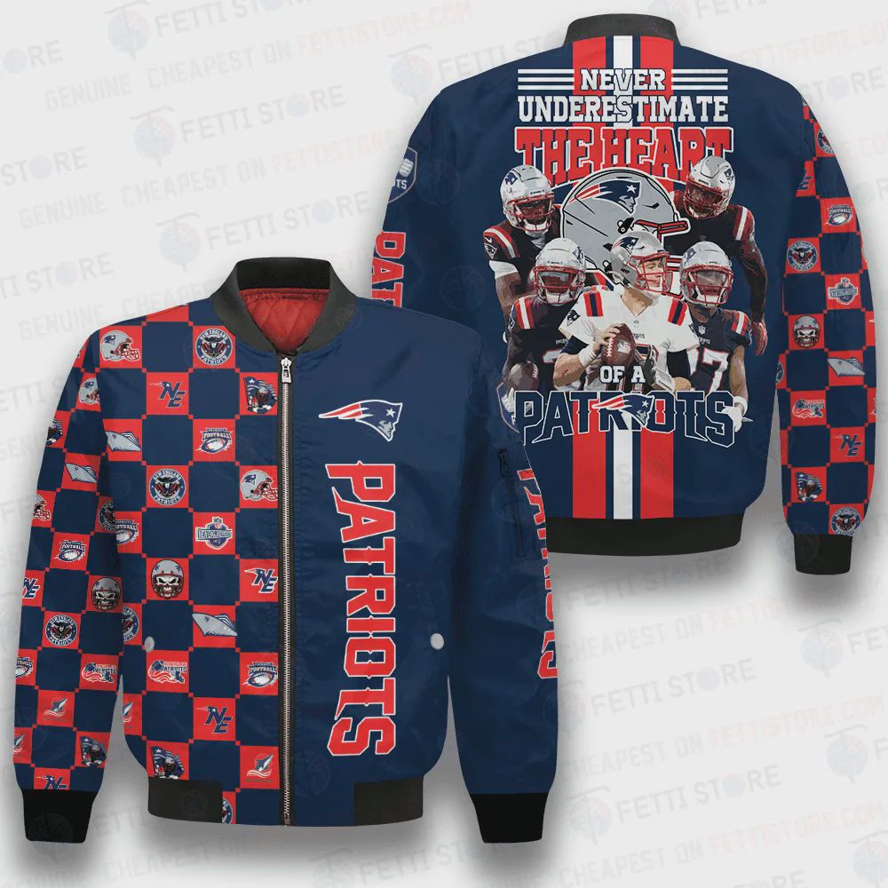 Sportswearmerch New England Patriots NFL Bomber Jacket For Fan