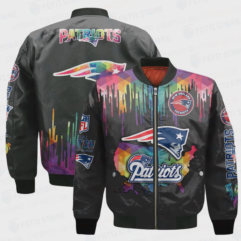 Sportswearmerch New England Patriots NFL Bomber Jacket For Fan