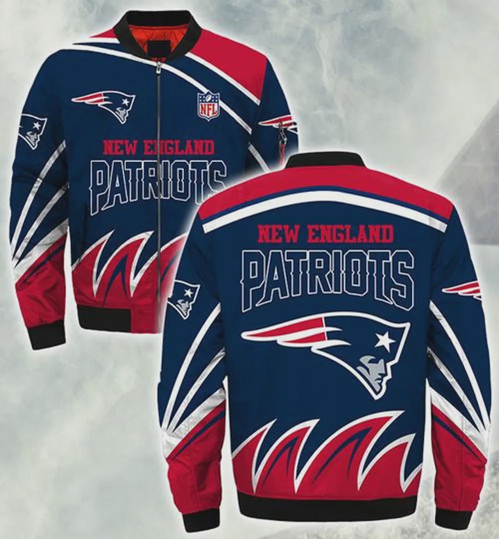 Sportswearmerch New England Patriots NFL Bomber Jacket For Fan