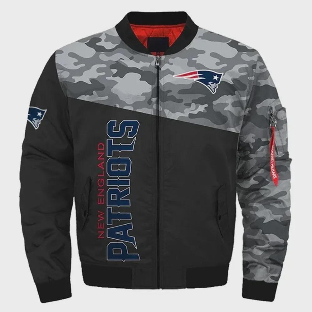 Sportswearmerch New England Patriots NFL Bomber Jacket For Fan