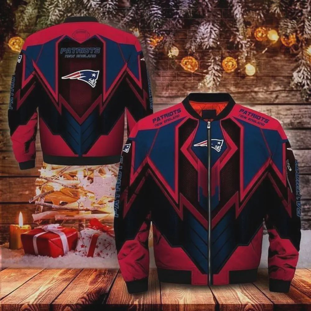 Sportswearmerch New England Patriots NFL Bomber Jacket For Fan