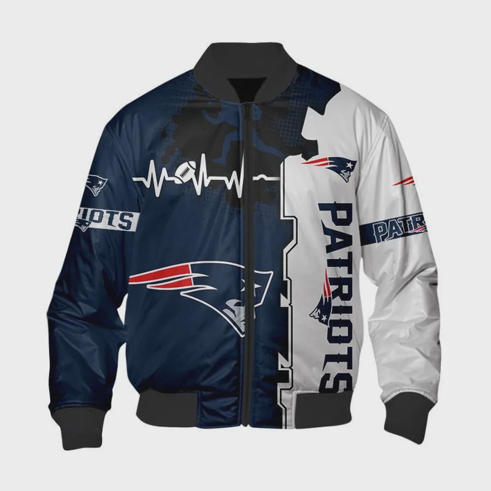 Sportswearmerch New England Patriots NFL Bomber Jacket For Fan
