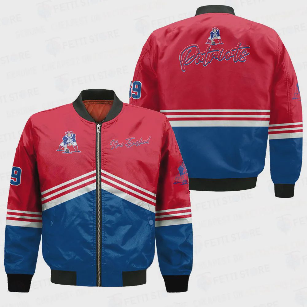 Sportswearmerch New England Patriots NFL Bomber Jacket For Fan