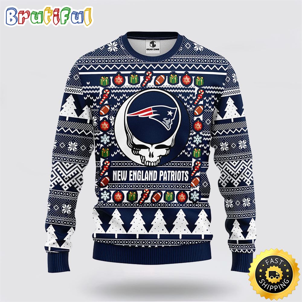 Sportswearmerch New England Patriots NFL Christmas Fleece Sweater For Fan