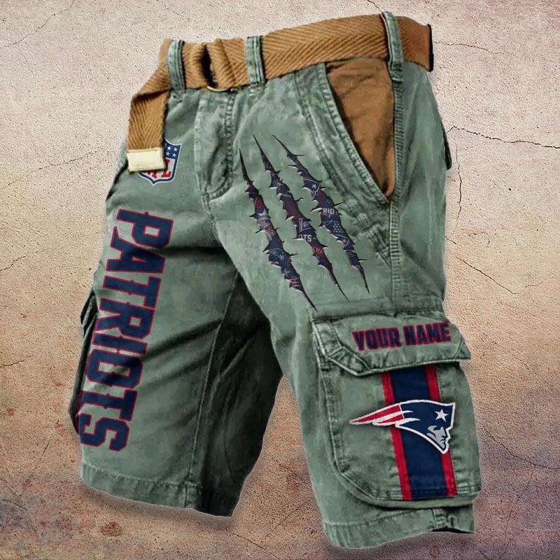 Sportswearmerch New England Patriots NFL Denim Short For Fan