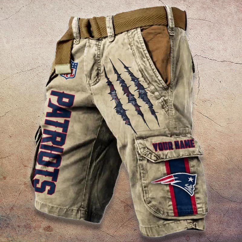 Sportswearmerch New England Patriots NFL Denim Short For Fan