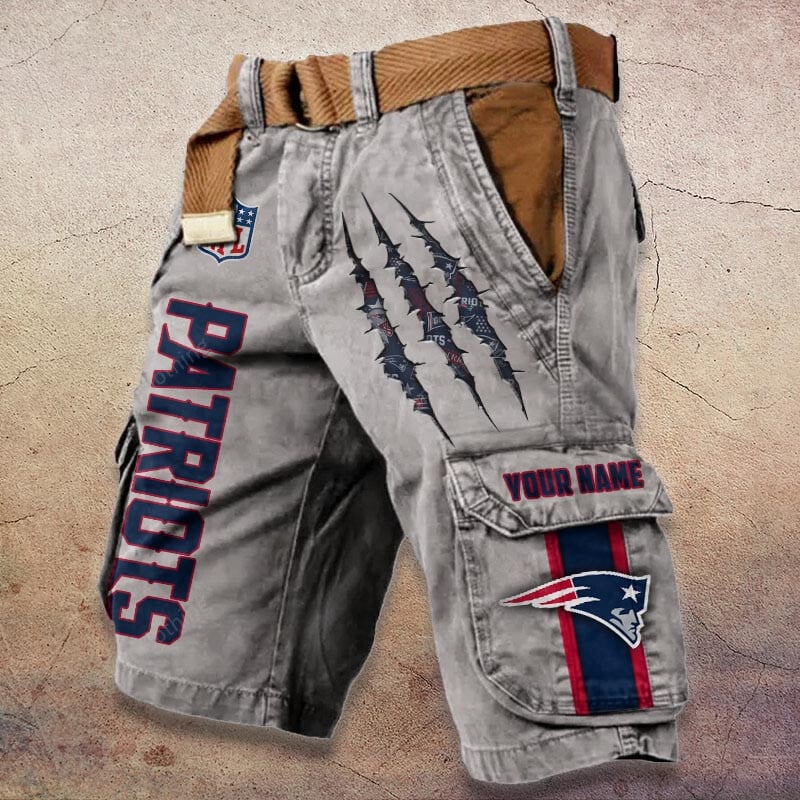 Sportswearmerch New England Patriots NFL Denim Short For Fan