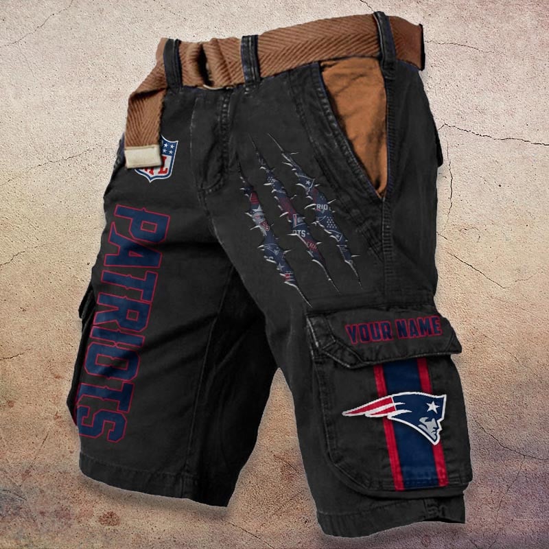 Sportswearmerch New England Patriots NFL Denim Short For Fan