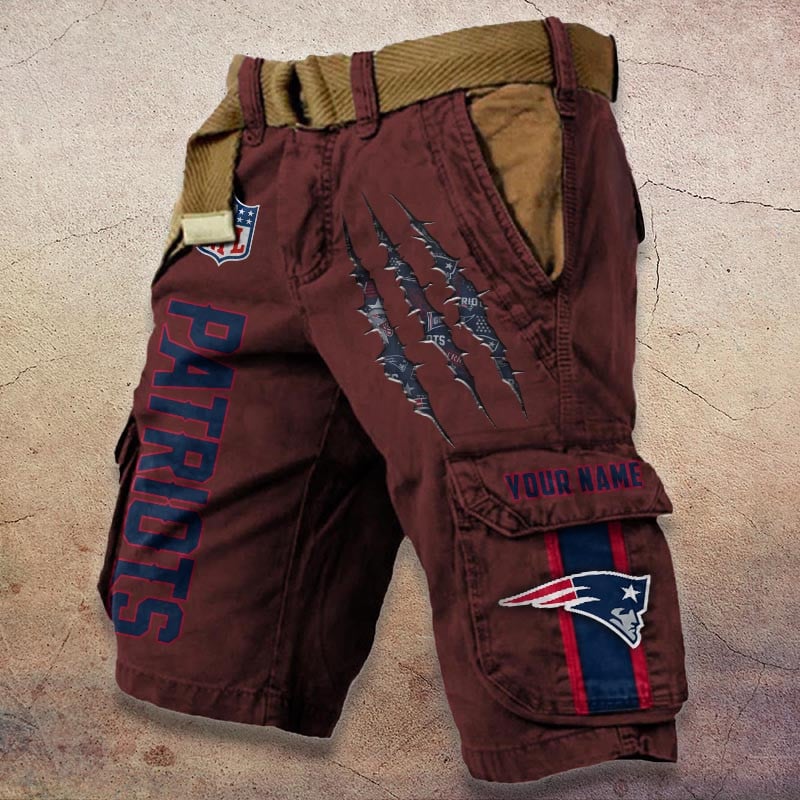 Sportswearmerch New England Patriots NFL Denim Short For Fan