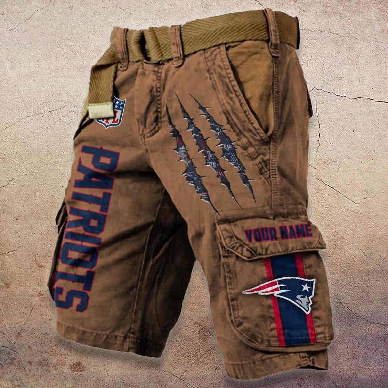 Sportswearmerch New England Patriots NFL Denim Short For Fan