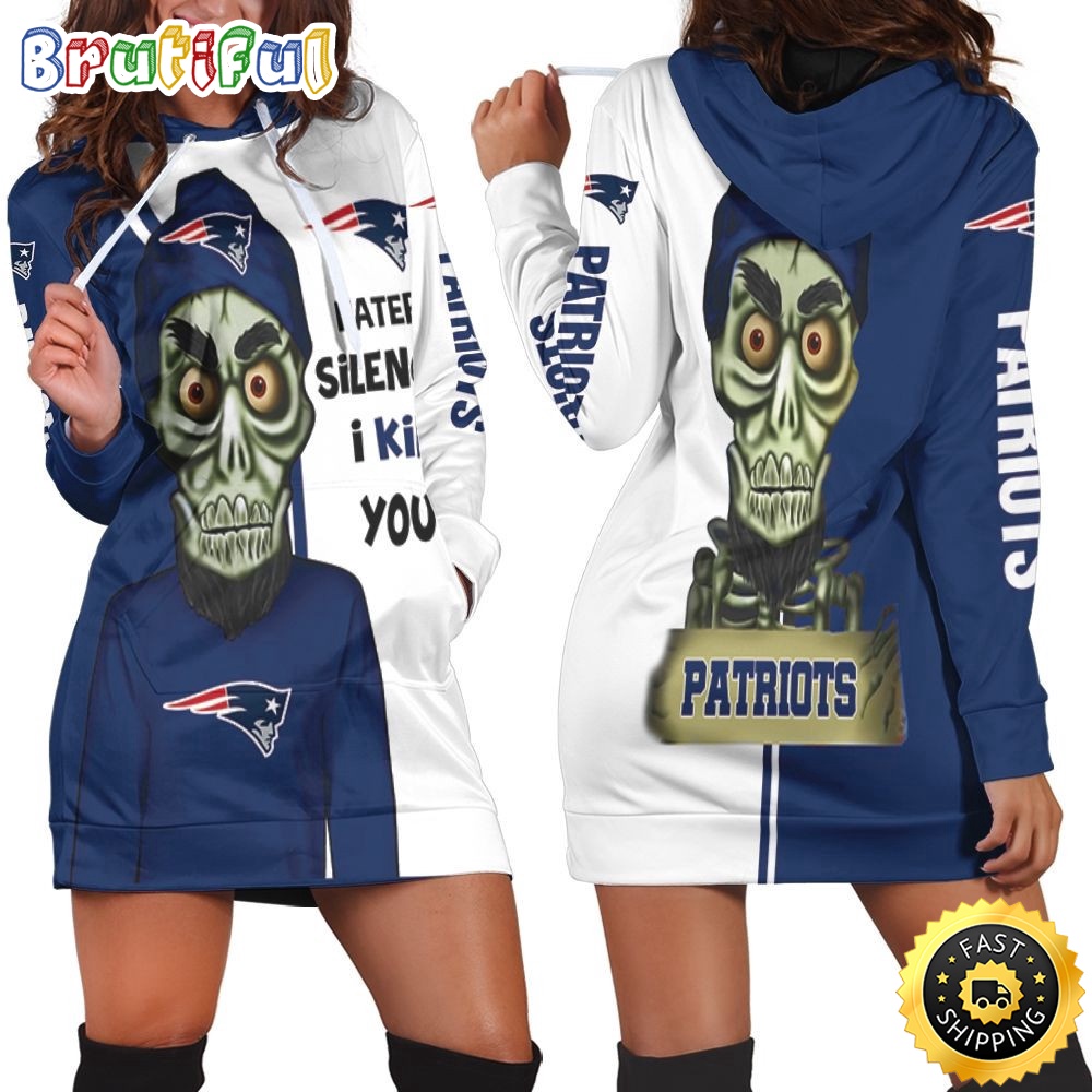 Sportswearmerch New England Patriots NFL Haters I Kill You Hoodie Dress For Fan