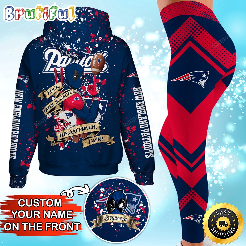 Sportswearmerch New England Patriots NFL Hoodie Leggings For Fan