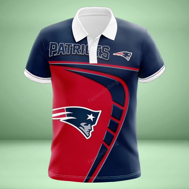Sportswearmerch New England Patriots NFL Personalized Polo Shirt For Fan