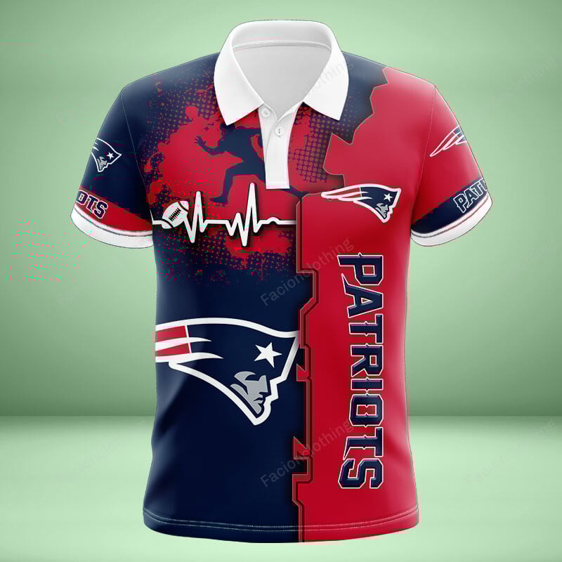 Sportswearmerch New England Patriots NFL Personalized Polo Shirt For Fan