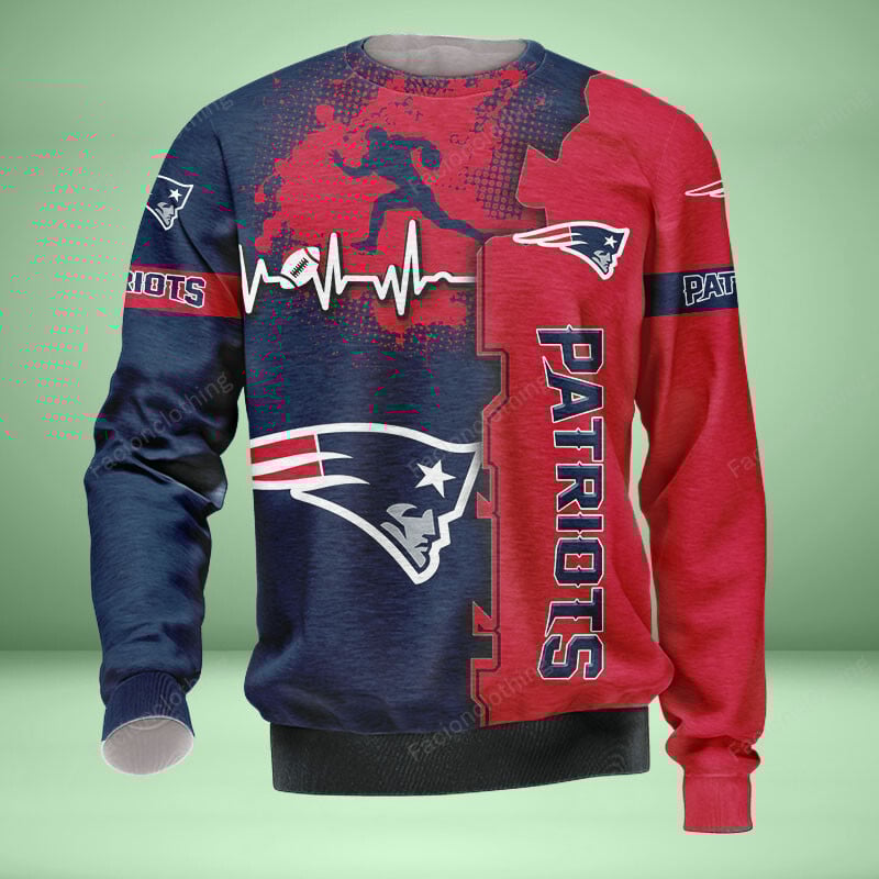 Sportswearmerch New England Patriots NFL Personalized Sweater For Fan