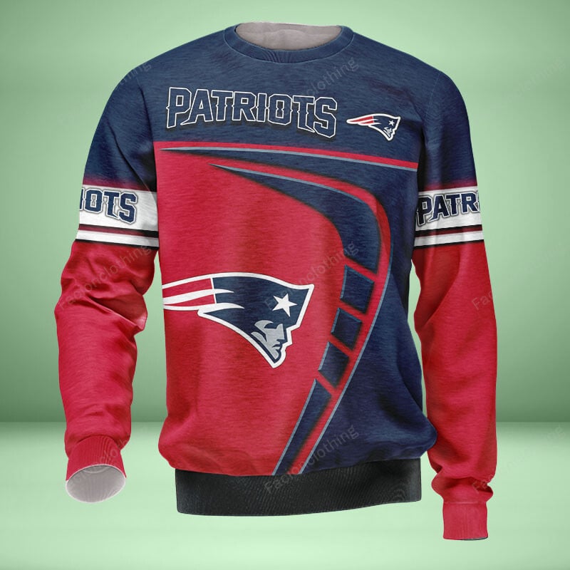 Sportswearmerch New England Patriots NFL Personalized Sweater For Fan