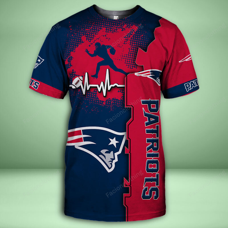 Sportswearmerch New England Patriots NFL Personalized Short PantT-shirt For Fan