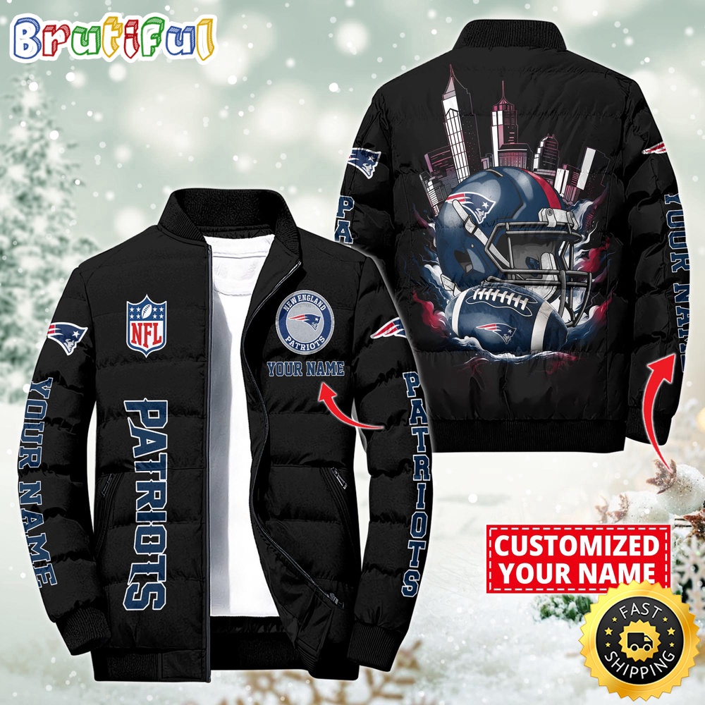 Sportswearmerch New England Patriots NFL Puffer Jacket For Fan