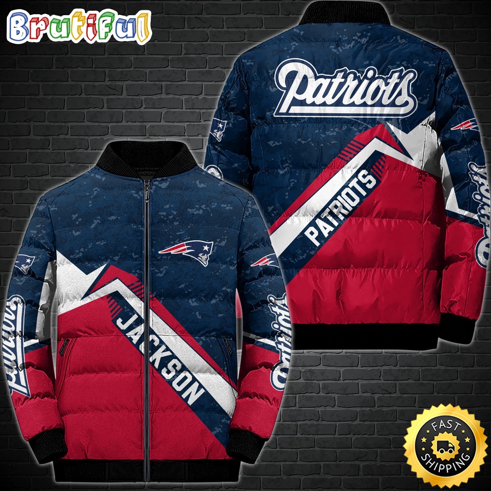 Sportswearmerch New England Patriots NFL Sport Down Puffer Jacket For Fan