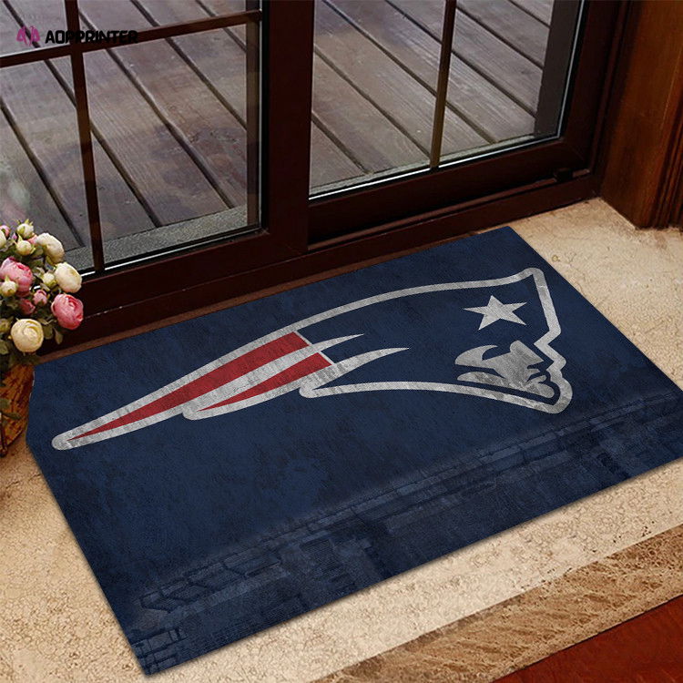 Sportswearmerch New England Patriots NFL Stadium Blue Doormat For Fan