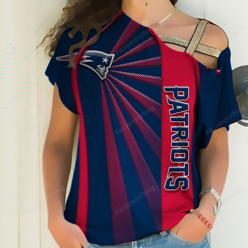 Sportswearmerch New England Patriots NFL Strapless Short Sleeve Personalized For Fan