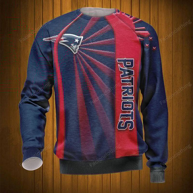 Sportswearmerch New England Patriots NFL Sweater Personalized For Fan