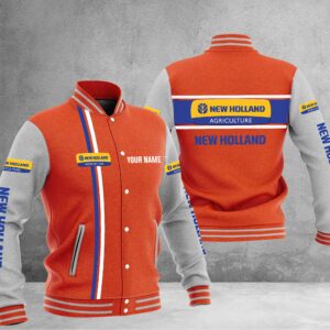 Sportswearmerch New Holland Tractor Baseball Jacket For Fan