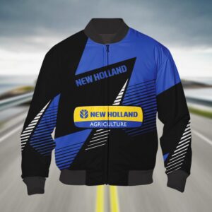 Sportswearmerch New Holland Tractor Bomber Jacket For Fan