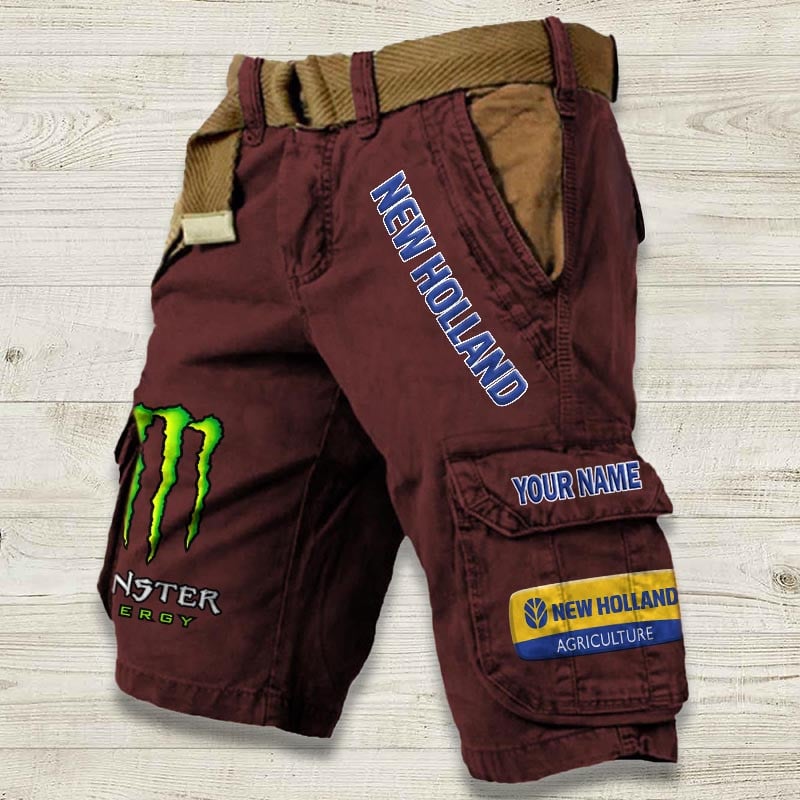 Sportswearmerch New Holland Tractor Denim Short For Fan