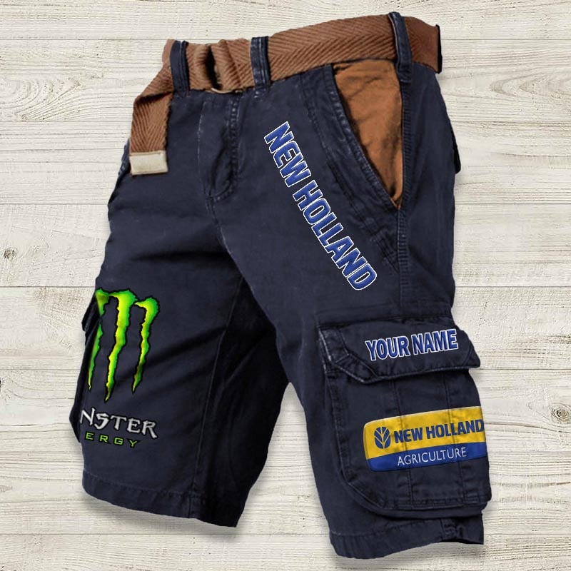 Sportswearmerch New Holland Tractor Denim Short For Fan