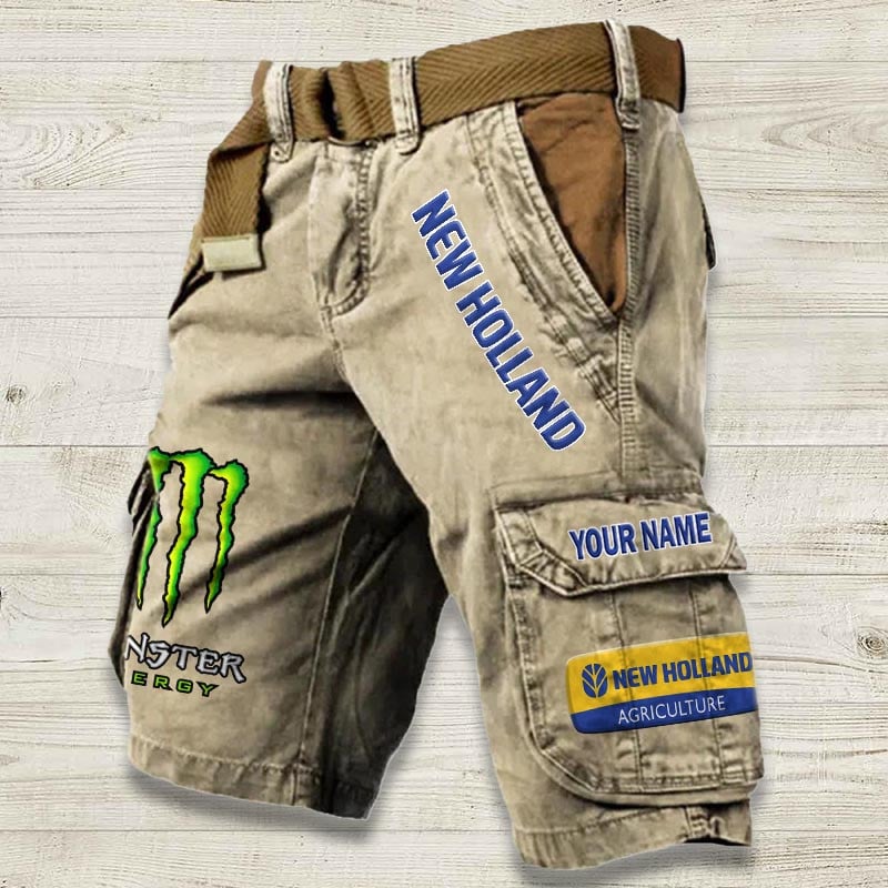 Sportswearmerch New Holland Tractor Denim Short For Fan