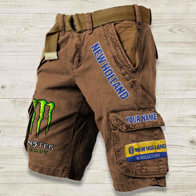 Sportswearmerch New Holland Tractor Denim Short For Fan