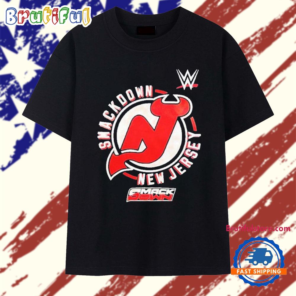 Sportswearmerch New Jersey Devils NHL And Wwe Smackdown 2025 T Shirt For Fan