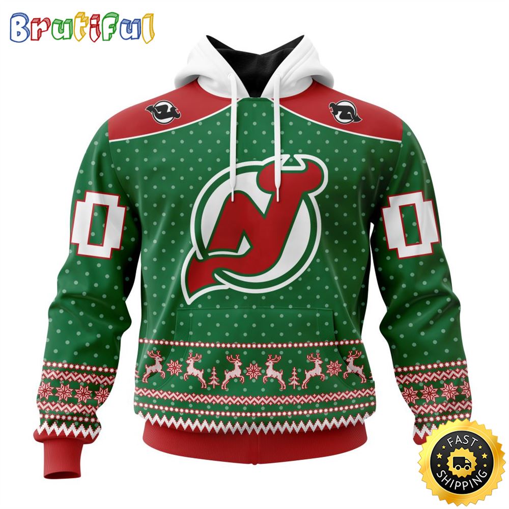 Sportswearmerch New Jersey Devils NHL Christmas Hoodie For Fan