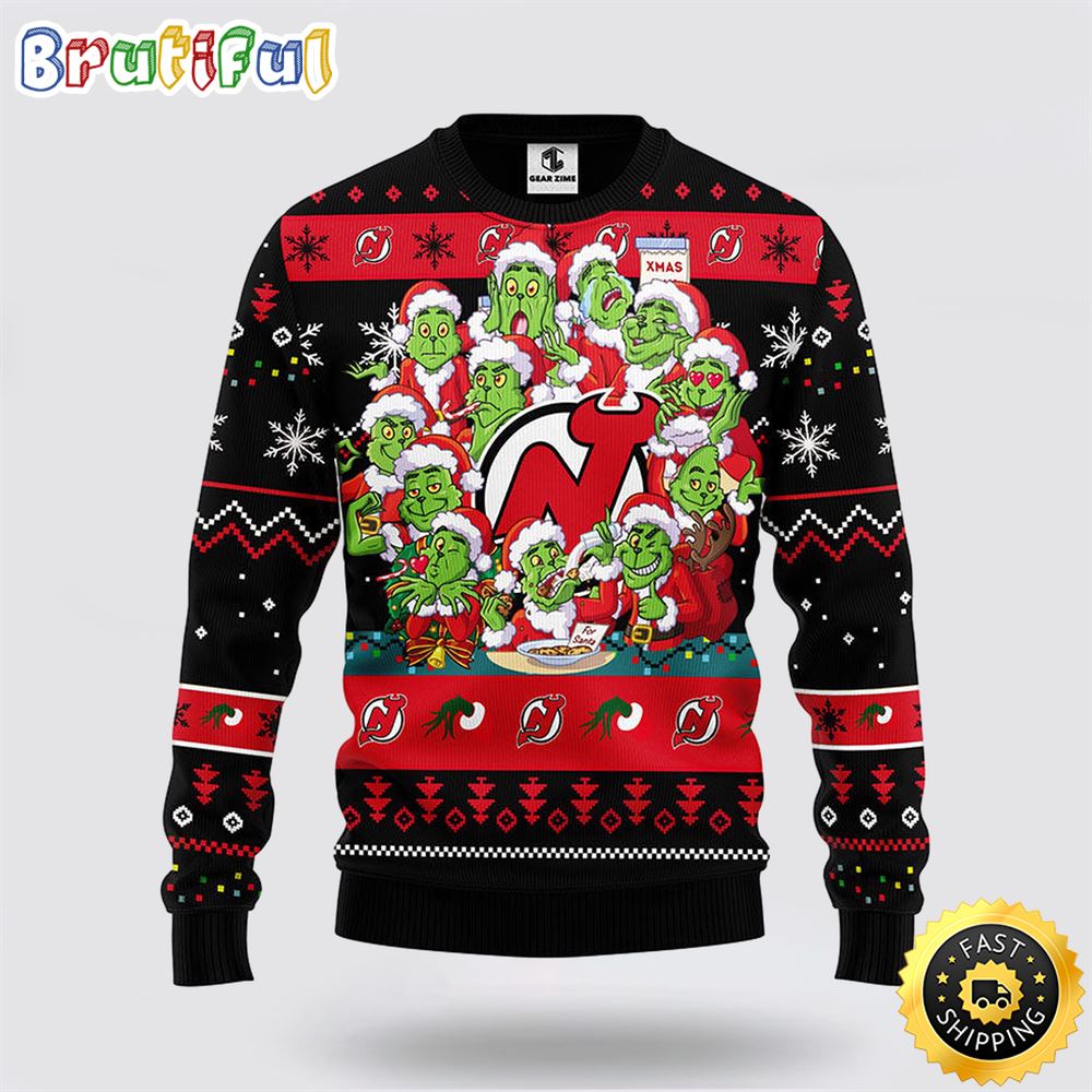 Sportswearmerch New Jersey Devils NHL Christmas Sweater For Fan