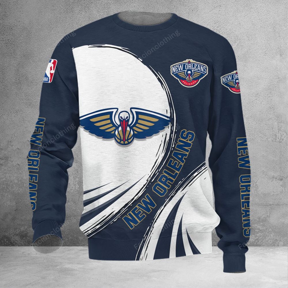 Sportswearmerch New Orleans Pelicans NBA Personalized Sweater For Fan