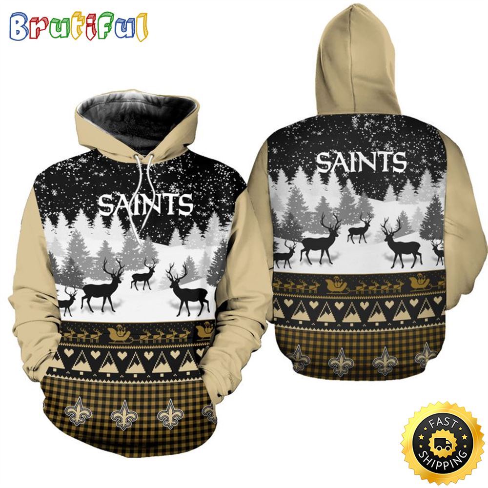 Sportswearmerch New Orleans Saints NFL Christmas Hoodie For Fan