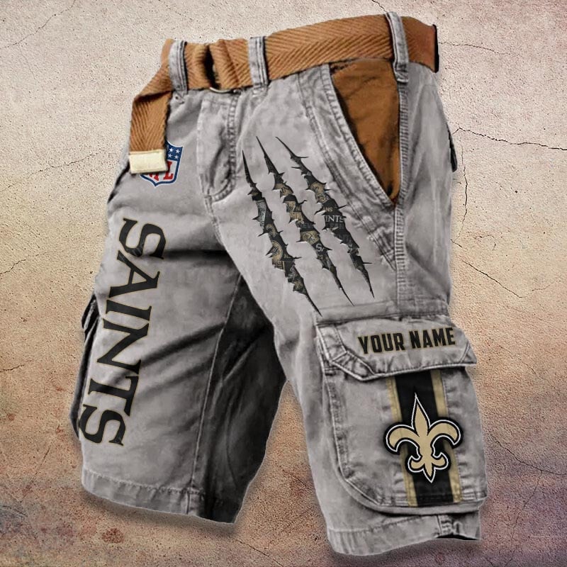Sportswearmerch New Orleans Saints NFL Denim Short For Fan