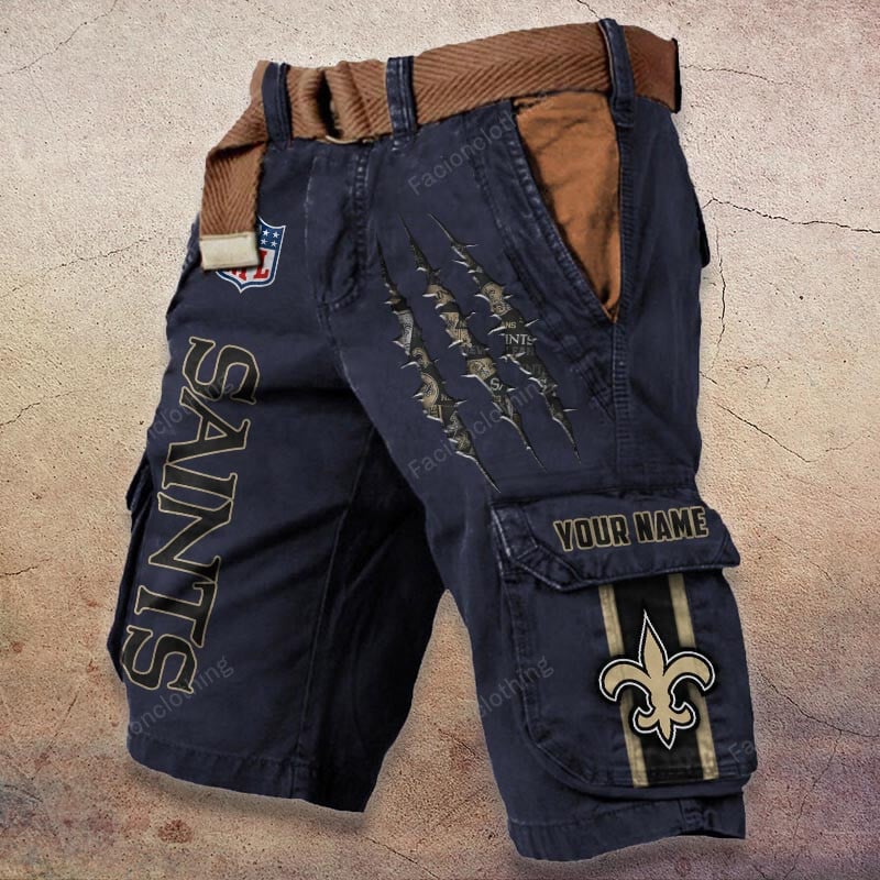 Sportswearmerch New Orleans Saints NFL Denim Short For Fan